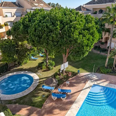 شقة Beachfront Penthouse Elviria Playa ماربيا